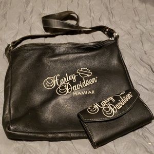 Harley Davidson purse and wallet